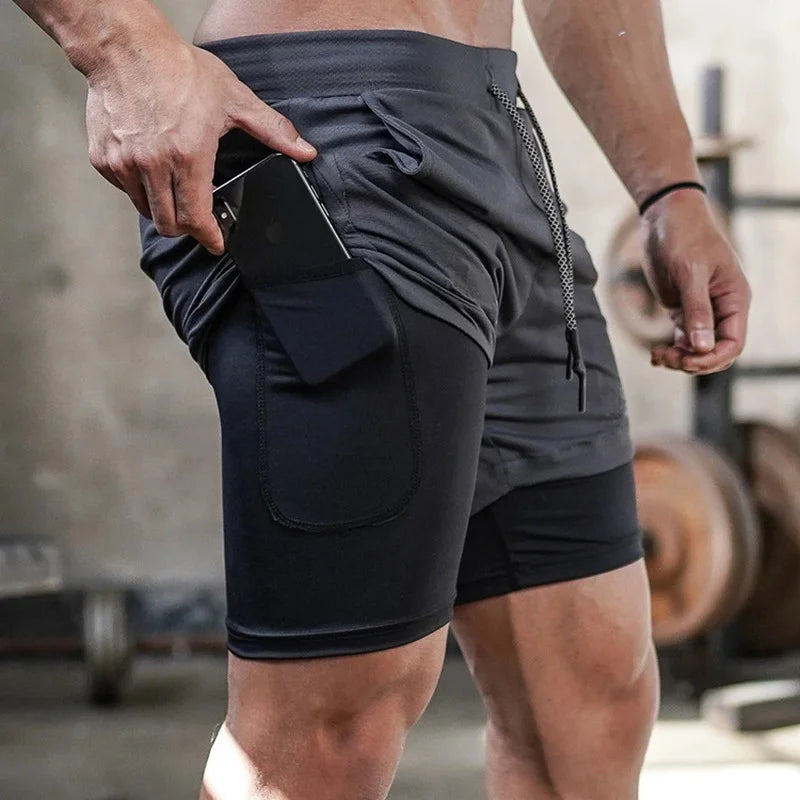 Camo 2-in-1 Training Shorts